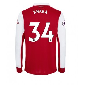 Arsenal Granit Xhaka #34 Hemmatröja 2022-23 Långärmad